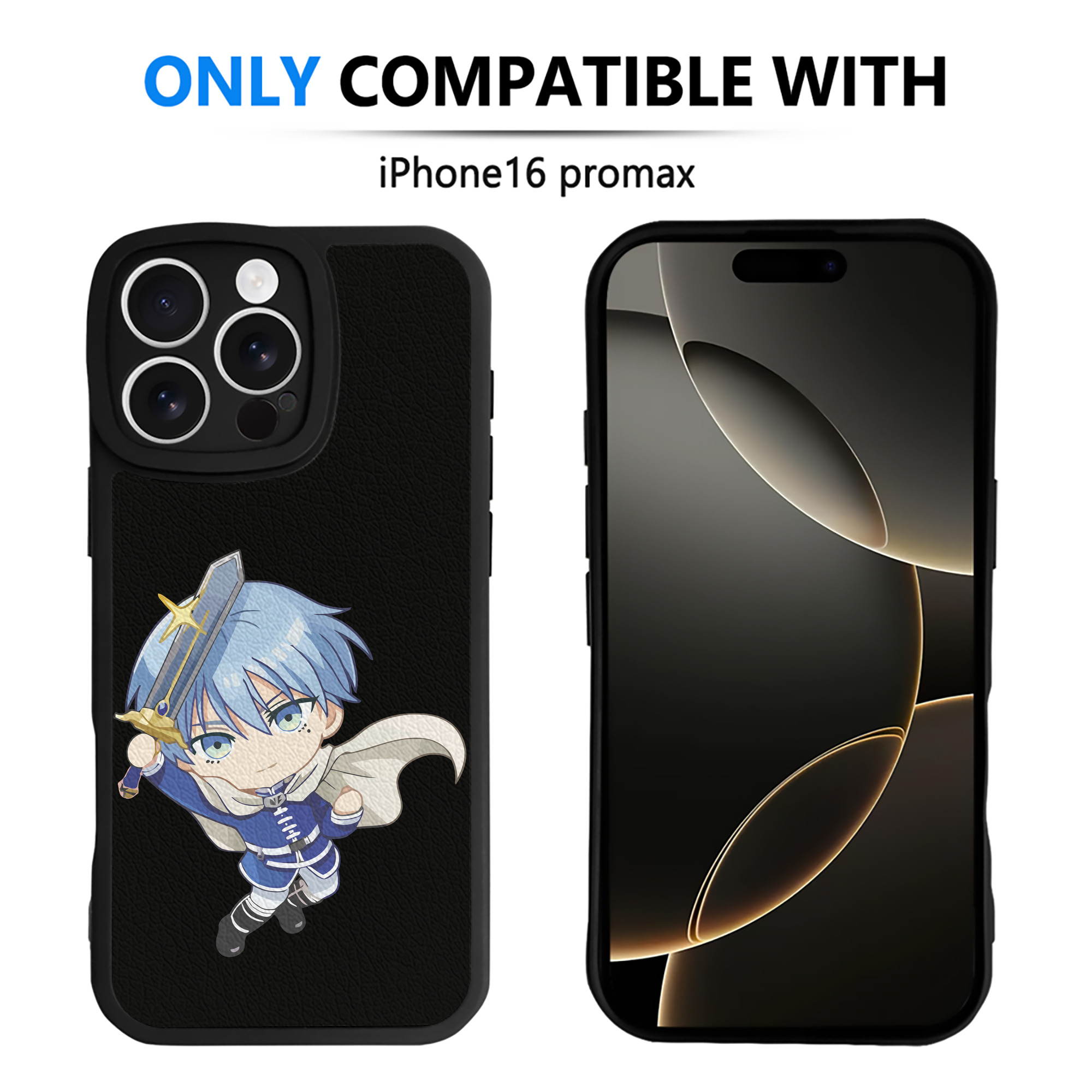 （画像用） 葬送のフリーレン Frieren 【iPhone 16シリーズ対応】シリコンスマホケース（レザー調） 材質：シリコン